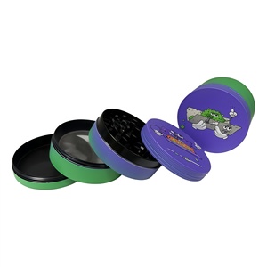 Hot Selling Metal 63mm <b>Herb</b> <b>Grinder</b> 4 Layers Spice Dry Metal <b>Grinder</b> <b>Herb</b> Custom logo <b>Herb</b> <b>Grinder</b> - Product Image 2