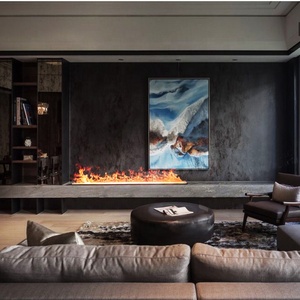 Chimenea de Vapor Eléctrica 3D con efecto de llama de vapor, Panel plano de 800/1000/1200/1500/1800mm - Product Image 2