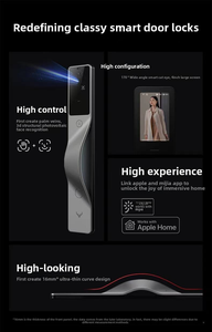 מנעול חכם בטוח ונוח עם טביעת אצבע & כרטיס מפתח אלחוטי חשמלי & רשת sdk נעילה חכמה דיגיטלית - Product Image 6