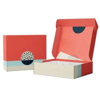 Boîte d'expédition en carton ondulé blanc pliable sur mesure en gros avec impression