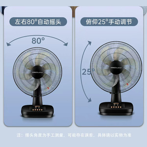 Royalstar Table Fan 12 Inch With Light Desktop Home Use - Product Image 4