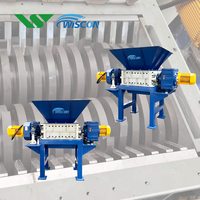 Broyeur industriel multifonctionnel à double arbre pour le broyage de plastiques ABS/PC/PS et le concassage de bouteilles