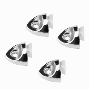 Support d'étagère à ventouse en alliage de zinc pour cloison en verre, quincaillerie d'armoire - Product Image 1