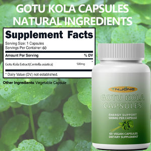 Kapsul Suplemen Herbal Gotu Kola Grosir, Ekstrak Bubuk <span class=keywords><strong>Centella</strong></span> <span class=keywords><strong>Asiatica</strong></span> Gotu Kola, Kapsul Gotu Kola - Product Image 2