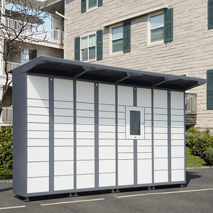 Outdoor Delivery <b>Locker</b> with Electronic Lock Smart Storage <b>Locker</b> System Parcel <b>Locker</b> for Apartment Supermarket School - Product Image 3