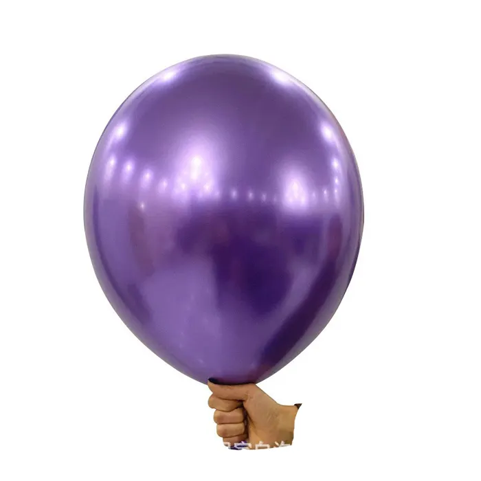 Фиолетовый латексный воздушный шар для гелиевых или воздушных шаров для детского дня рождения, украшение из прочного разноцветного латекса 12 дюймов