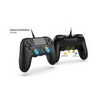 Manette Filaire Honcam PS5 Pro avec Capteur de Vibration, Fonctions Complètes (Sauf Retour Haptique et Gâchettes Adaptatives) pour Console PS5 Pro