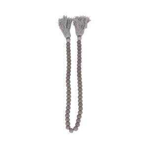 Moderno Ornamento Artigianale Boho con Perline in Legno e Morbide Nappe, Decorazione Rustica per Casa e Ufficio, Arredo Soggiorno - Product Image 3