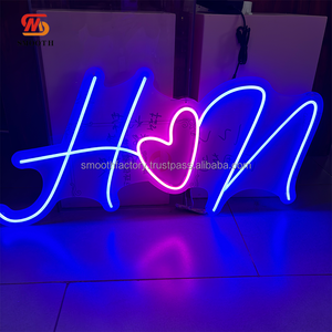 LEDA Neon Logo Signs Wall Decor <b>Acrylic</b> Name Sign for Advertising Wedding Decoration Birthday Party Lights Decorations - Product Image 1