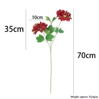 Fleur d'hortensia artificielle avec boutons, arrangement floral pour allée de mariage, décoration de vase pour la maison, disponible en gros et sur mesure
