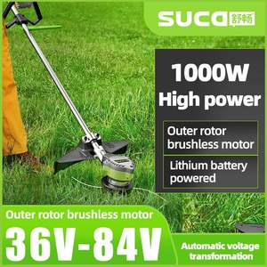 Outils de jardin Débroussailleuse électrique 40V Batterie au lithium Tondeuse à gazon sans fil Tondeuse à gazon - Product Image 6