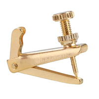 Gold 4/4 3/4 1/2 1/4 Violin Parts Fiddle String Adjuster Violin String Spinners for Stringed Instrument Accessories