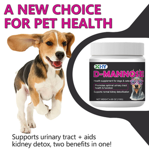 Complément de D-Mannose avec Extrait de Canneberge pour le Soutien de la Santé des Animaux de Compagnie Poudre de D-Mannose Biologique - Product Image 4