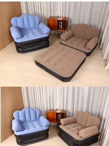 Nuevo Sofá Cama Inflable Plegable Moderno de Doble Uso con PVC Reforzado para Sala de Estar, Dormitorio o Villa - Product Image 2
