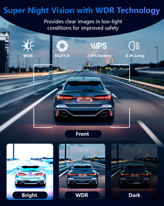 Câmera Veicular 360 Graus AI DMS com 4 Lentes 3K, Visão Noturna, Caixa Preta para Carro com WiFi 5G, Câmera Universal para Carro - Product Image 4