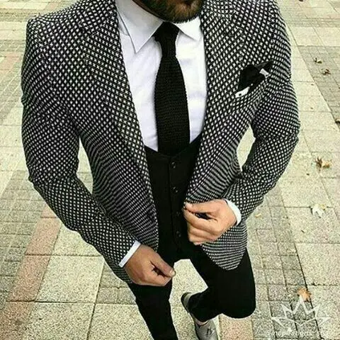 אופנה אפריקאית Slim Fit 3 חתיכות גברים כלה זכר בתוספת גודל S כדי 5XL בלייזר + חזייה + מכנסיים + עניבות פרפר חתן גברים MMN511