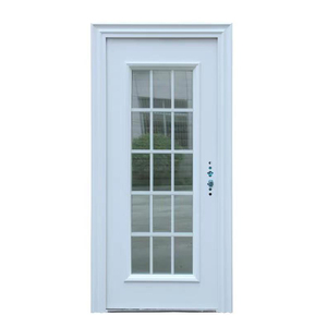 Bowdeu – portes intérieures en acier de pin en verre américain, Inserts ovales en verre, porte en acier américain avec verre, prix d'usine bon marché - Product Image 6