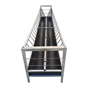 Mangeoire à moutons en <span class=keywords><strong>acier</strong></span> <span class=keywords><strong>galvanisé</strong></span> double face de qualité supérieure, mangeoires écologiques pour animaux, équipement d'élevage durable, nouveauté - Product Image 1
