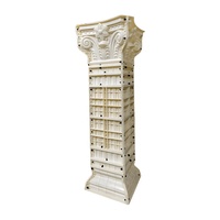 Villa classique mur extérieur pierre colonne creuse piliers romains pour extérieur ABS plastique béton moules moule formes coffrage