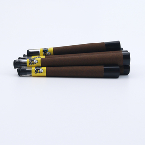 Cone Smoking <b>Rolling</b> <b>Paper</b> 109mm and 84mm Glass Tipped Brown with Yellow Label Simple Style - Product Image 2