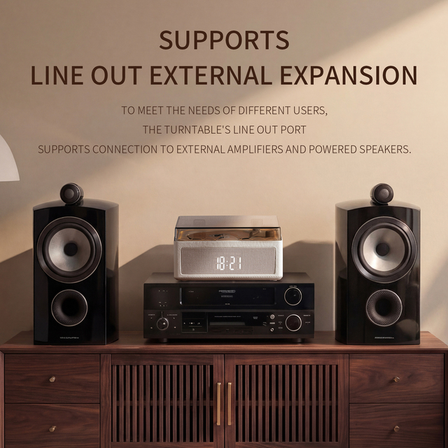 Portable  Speaker with CD Player, 3000mAh Wireless FM Radio Boombox, Support USB/TF/AUX, Remote Control & Ambient Light