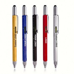 LC630 Customizable Logo Metal Ballpoint Pen with Cm/inch Scale and <b>Water</b> <b>Level</b> Function Promotion Gift Custom Engineering Pen - Product Image 1