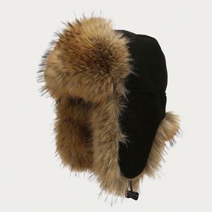 Chapeau d'hiver pour homme, chaud, pour l'extérieur, nouveau design tendance, chapeau de trappeur en fourrure, vente en gros - Product Image 6