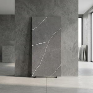 Spanish Design Carving Porcelain Tiles 600x1200mm Gloss Finish for Residential and Office Interiors - Product Image 1