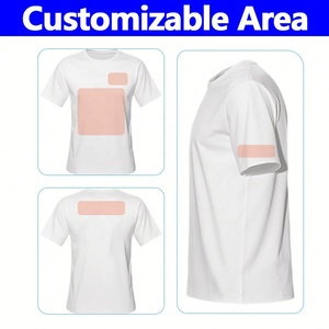 Sublimación Camiseta en blanco 100 Poliéster Publicidad comercial Camisas DE TRABAJO recortadas promocionales Logotipo personalizado Camisetas sublimadas - Product Image 6