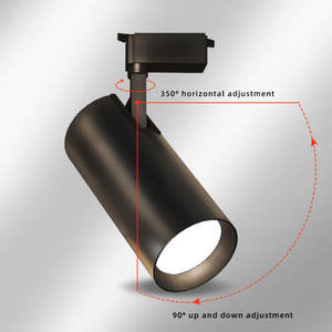 Système d'éclairage sur <span class=keywords><strong>rail</strong></span> LED 30W orientable, éclairage sur <span class=keywords><strong>rail</strong></span> magnétique LED, éclairage sur <span class=keywords><strong>rail</strong></span> noir pour <span class=keywords><strong>magasin</strong></span> - Product Image 4