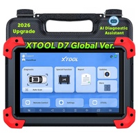Nuevo XTOOL D7 2026 Actualizado, Probador de ECU para Auto, Herramienta de Diagnóstico, Lector de Códigos, Escáner OBD2 con Más de 36 Funciones de Reinicio para Principiantes