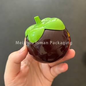 Bonita fruta limón melocotón calabaza forma ojo cara Cuerpo crema tarro bote bálsamo labial contenedor vacío labio exfoliante cosmético embalaje 30g - Product Image 3