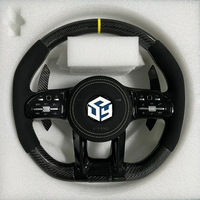 Volant en fibre de carbone LED AMG personnalisé bleu pour Mercedes-Benz Classe A C E CLA GLC GLE W177 W213 W205