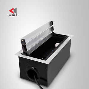 Đôi lật bật lên song phương mở mềm Đóng Hộp ổ cắm cáp vượt qua hộp trung tâm ổ cắm quản lý cáp hội nghị bảng khay Cáp - Product Image 4