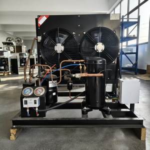 7hp कंप्रेसर और वाष्पीकरण के साथ पूर्ण प्रशीतन इकाई. फ्रीजर/ठंडे कमरे के लिए एयर-कूल्ड (-35 Patc से + 15 Patc) - Product Image 2