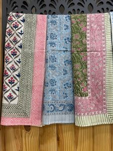 Sarong 100% Algodón Hecho a Mano en India, Juego de 3 Piezas, Bufanda Boho, Ropa de Playa Floral, Secado Rápido, Transpirable, Talla Grande - Product Image 4