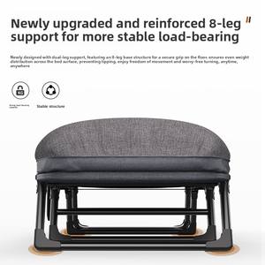 Современная уличная простая портативная односпальная складная кровать-реклайнер, многофункциональная, для гостиной, спальни, офиса, для сна и отдыха во время обеденного перерыва - Product Image 2