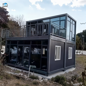 Nhà văn phòng mô-đun lắp ghép kiểu container, thích hợp làm biệt thự hiện đại sang trọng kiểu khách sạn, nhà di động - Product Image 1