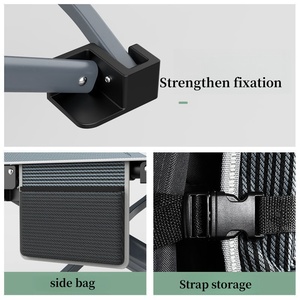 Catre de Camping Plegable para Adultos, <span class=keywords><strong>Cama</strong></span> Portátil Oxford 600D de <span class=keywords><strong>Doble</strong></span> Capa para Dormir al Aire Libre, Acampar, Hogar y Oficina - Product Image 3