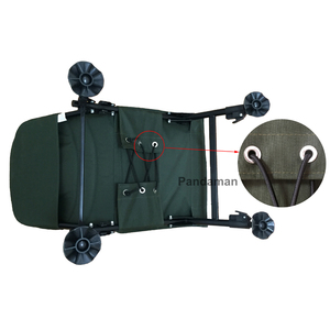Nouvelle Chaise de <span class=keywords><strong>P</strong></span>êche d'Extérieur Épaisse Verte avec Accoudoir Réglable, Pliable et Portable, avec Porte-Gobelet pour Carpes et Table à Appâts Rétractable <span class=keywords><strong>W</strong></span>.<span class=keywords><strong>P</strong></span>.<span class=keywords><strong>E</strong></span> - Product Image 5