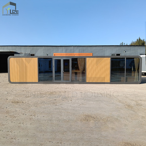 <span class=keywords><strong>Maison</strong></span> capsule spatiale préfabriquée de style luxueux, grande taille, type Apple Pod, 2 chambres avec cuisine et toilettes, à étage - Product Image 2