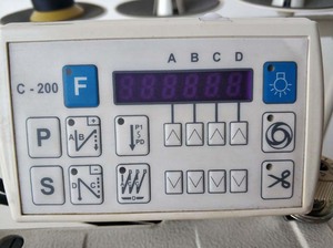 Machine à coudre surjeteuse à aiguille simple, électronique, robuste, avec moteur, modèle RN-6610D - Product Image 3