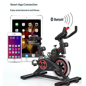 Vélo d'appartement commercial à transmission par courroie silencieuse pour salle de sport, club et domicile, réglage précis de la résistance par bouton pour contrôler l'intensité de l'entraînement - Product Image 5