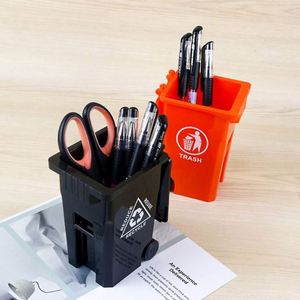 Custom <b>Mini</b> Trash Can Pen Holder Personalized <b>Desk</b> Organizer & Promotional Gift - Product Image 4