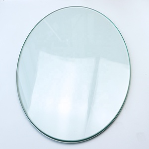 Ourwarm — plateau de table en <span class=keywords><strong>verre</strong></span> <span class=keywords><strong>trempé</strong></span>, <span class=keywords><strong>rond</strong></span> et transparent, personnalisé, pour décoration de style moderne - Product Image 4