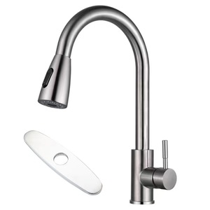 Rubinetto da <span class=keywords><strong>cucina</strong></span> estraibile in acciaio inossidabile <span class=keywords><strong>nero</strong></span>, moderno, monocomando, per lavello, acqua calda e fredda, montaggio su piano - Vendita calda - Product Image 4