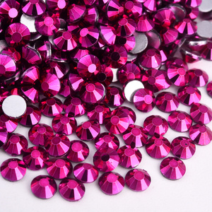 Blinginbox, diamantes de imitación de calidad superior, cristal de mina, plata, oro, redondo, Strass, parte posterior plana, diamantes de imitación de resina para vestido - Product Image 5