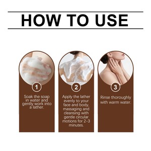 Savon au suif de bœuf et savon nettoyant pour le corps de 120 g avec extrait de miel et huile d'olive pour usage quotidien - Product Image 4