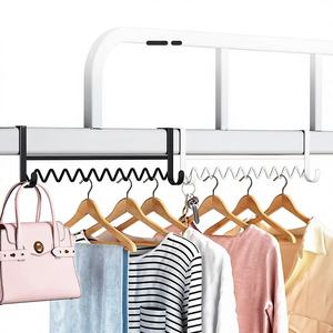 Porte-vêtements <span class=keywords><strong>suspendu</strong></span> pour <span class=keywords><strong>lit</strong></span> <span class=keywords><strong>de</strong></span> dortoir sans perçage, porte-vêtements monté sur le <span class=keywords><strong>cadre</strong></span> du <span class=keywords><strong>lit</strong></span> pour les lits superposés universitaires, conception à forte capacité <span class=keywords><strong>de</strong></span> charge - Product Image 2