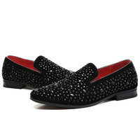 Chaussures habillées en cuir PU italien noir pour homme, originales, pour soirée, Alibaba-Peru 2022